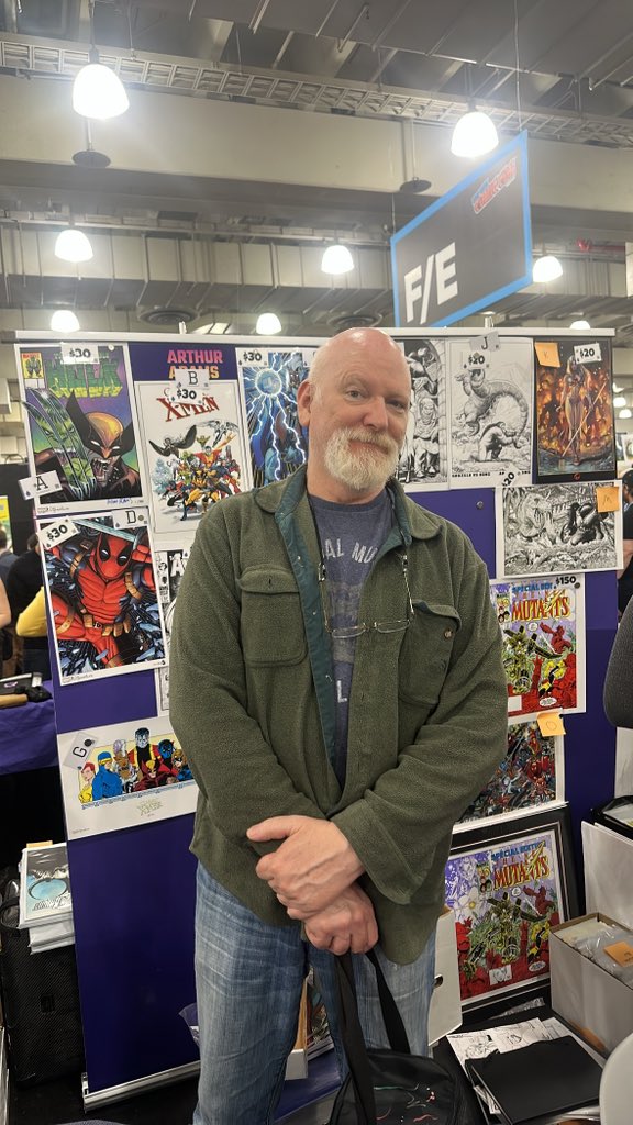 Art Adams is going live with ANZ Comics at 3:00 from NYCC! ebay.com/ebaylive/event… #nycc #artadams #comiccon