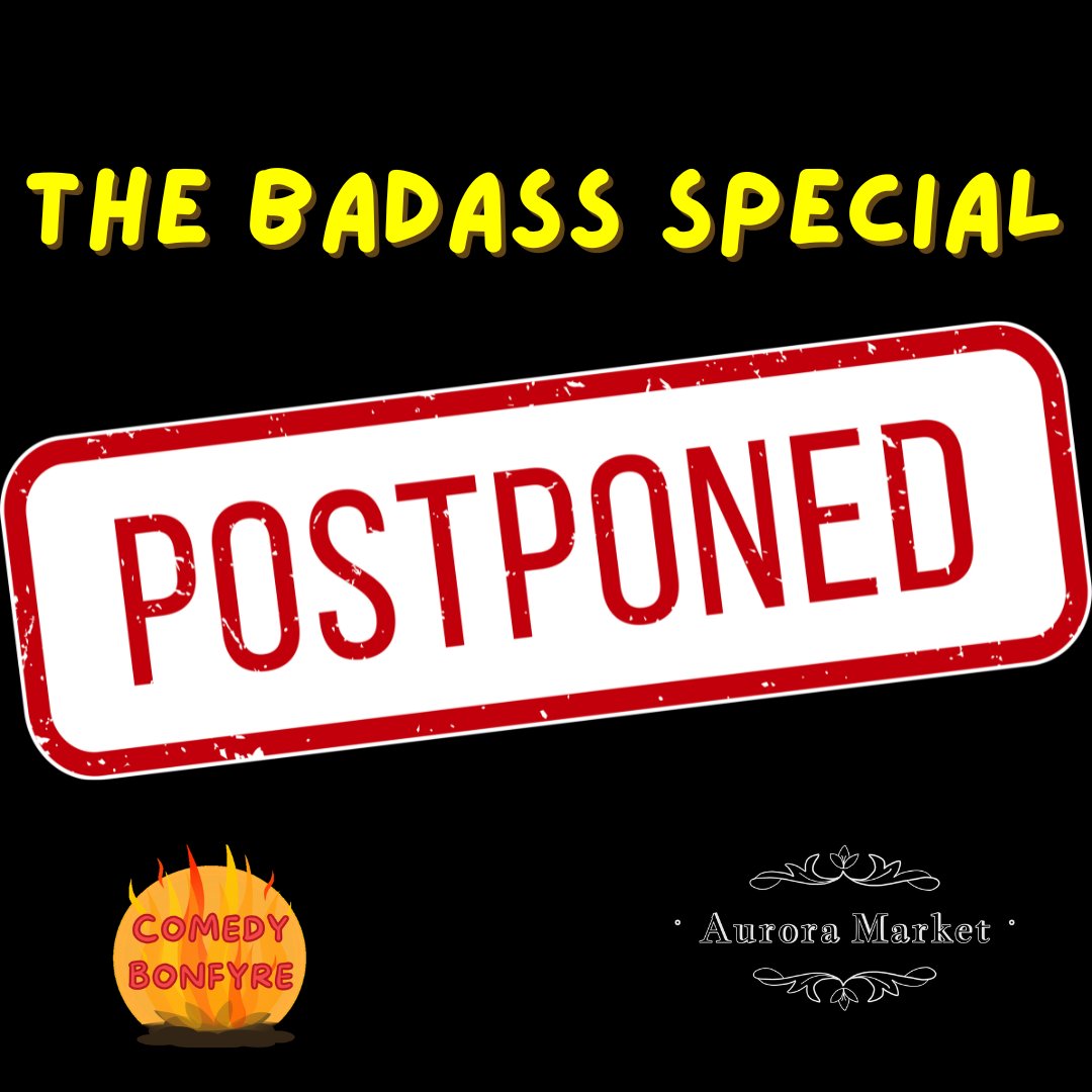 Sad to say our show tonight will be postponed to another night!

Stayed tuned details and be sure to go support our amazing comedians Amber Hendrix, <a href="/LizBarlow22/">Egglizabeth</a>, <a href="/natashavaynblat/">natashavaynblat</a>, and <a href="/TaTaSherise/">TaTa Sherise</a>  

Our next show at <a href="/auroramarketdc/">Aurora Market DC</a> will be Nov. 15th
