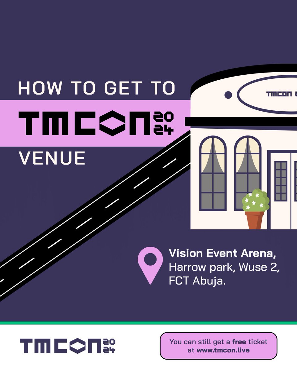 TMCon_'s tweet photo. Wondering how to get to TM CON 2024 next Saturday?
Swipe to find out how! And guess what????
With the @Ciddess_ App, you get a 50% discount to and from the TM CON 2024 venue no matter where you are in Abuja.
So go download the CIDDES app and sign up today!
#tmcon #tmcon2024 https://t.co/fEJ0mVMQPz