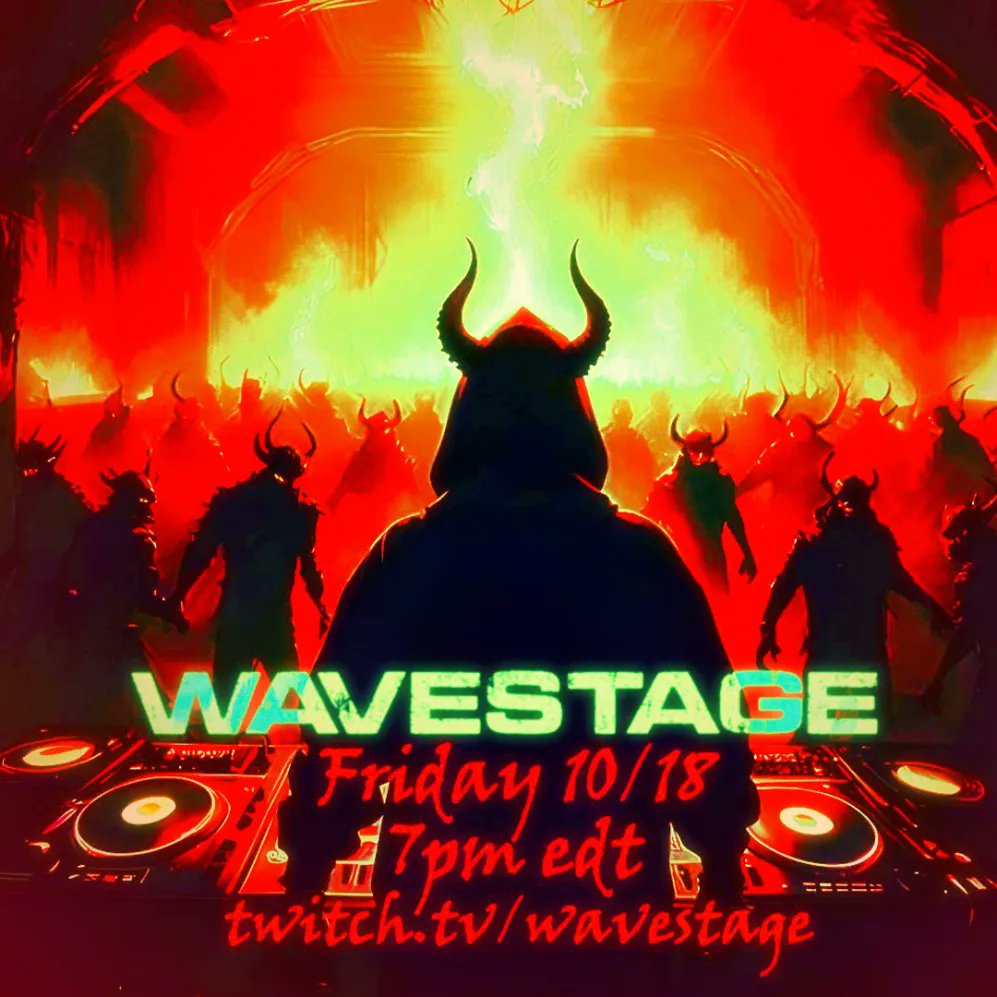 wave_stage's tweet image. Wavestage Spooktacular kicks off tonight at 7pm EDT twitch.tv/wavestage