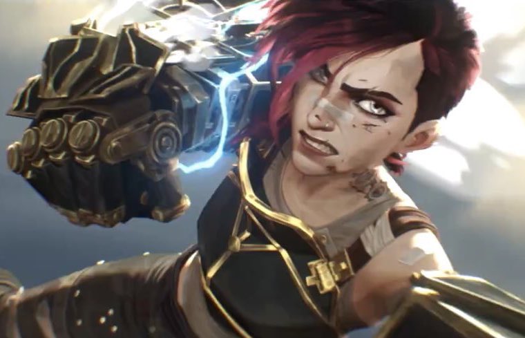 caitlynnvi's tweet photo. i’m sorry but i can’t stop thinking about how we’re going to have a sex scene between this vi and this caitlyn it’s going to be INSANE https://t.co/H3kKAUbvak