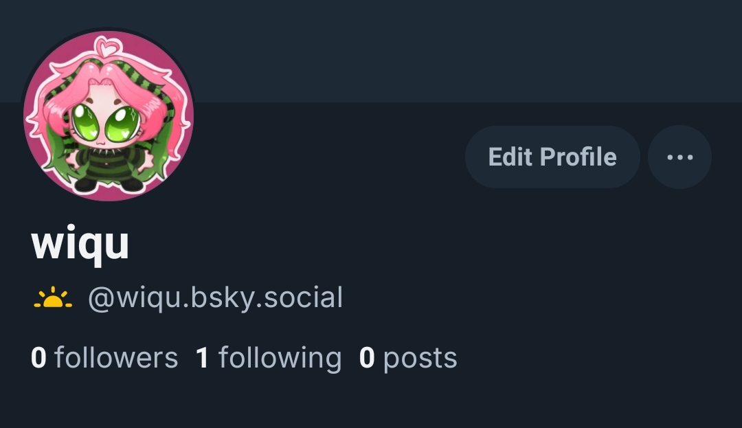 wiquchan's tweet photo. can't promise ill be very active but here u go!! im kinda lucky that i dont have a huge following so i can switch there no problem
but tbh i might post more there than any other site, feels safer https://t.co/UMyLQPjVpT
