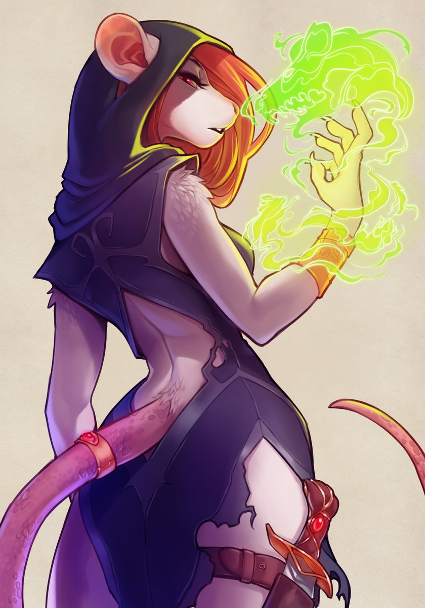 Art I made 2 years ago for the Heartleaf co. for their 'Delver's Guide to the Beastworld' card set 😍