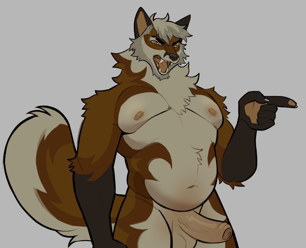 himbo fox boy i just drew as an adopt <3