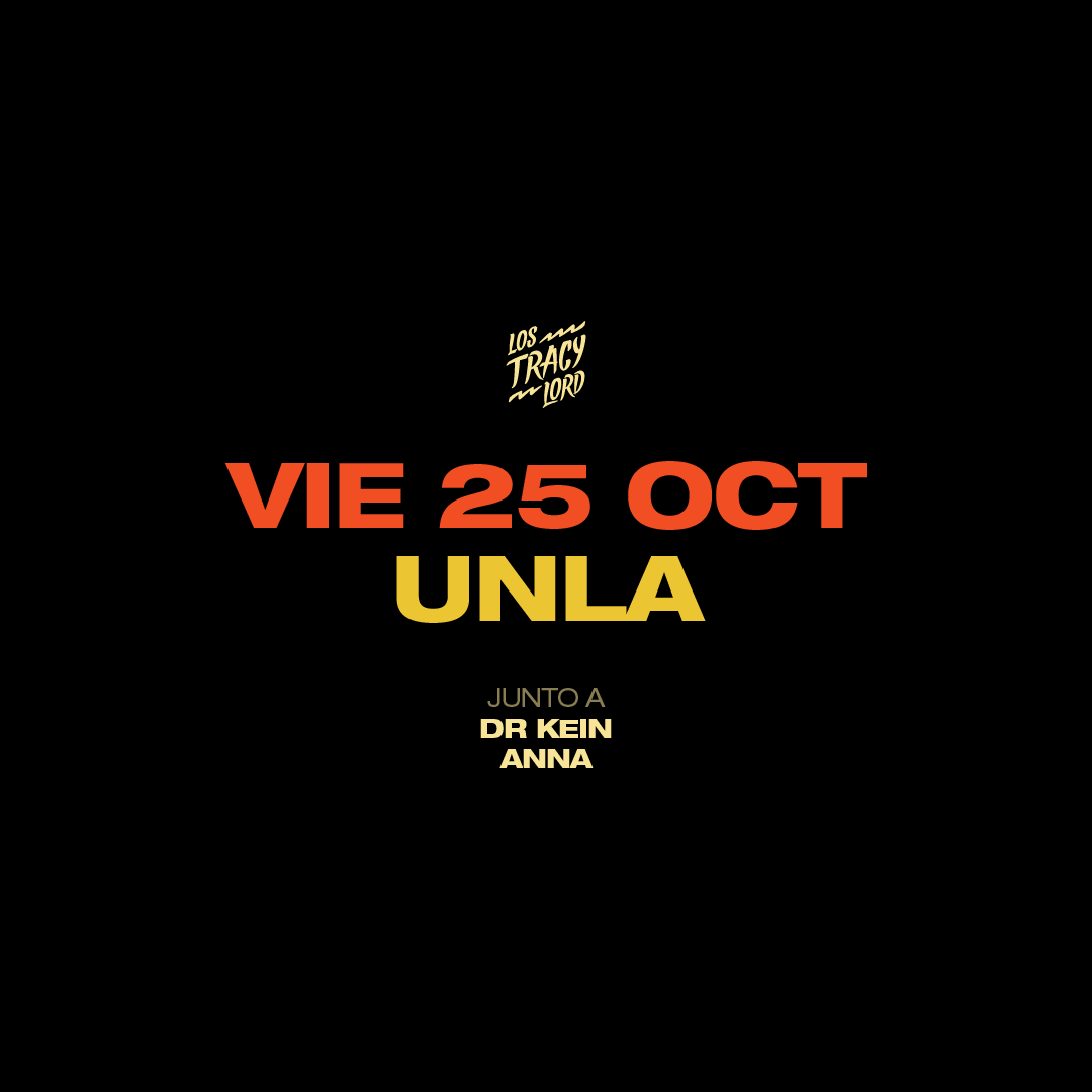 Viernes 25 Oct presentamos nuestra nueva canción SI ESPERO  MUERO en la Sala Catulo Castillo de la Universidad Nacional de Lanús. 
Entrada Libre y gratuita 
Desde las 17:30

#lostracy 
#envivo
#gratis 
#UNLA
#Siesperomuero
#prendan
#PrendanLosTracy