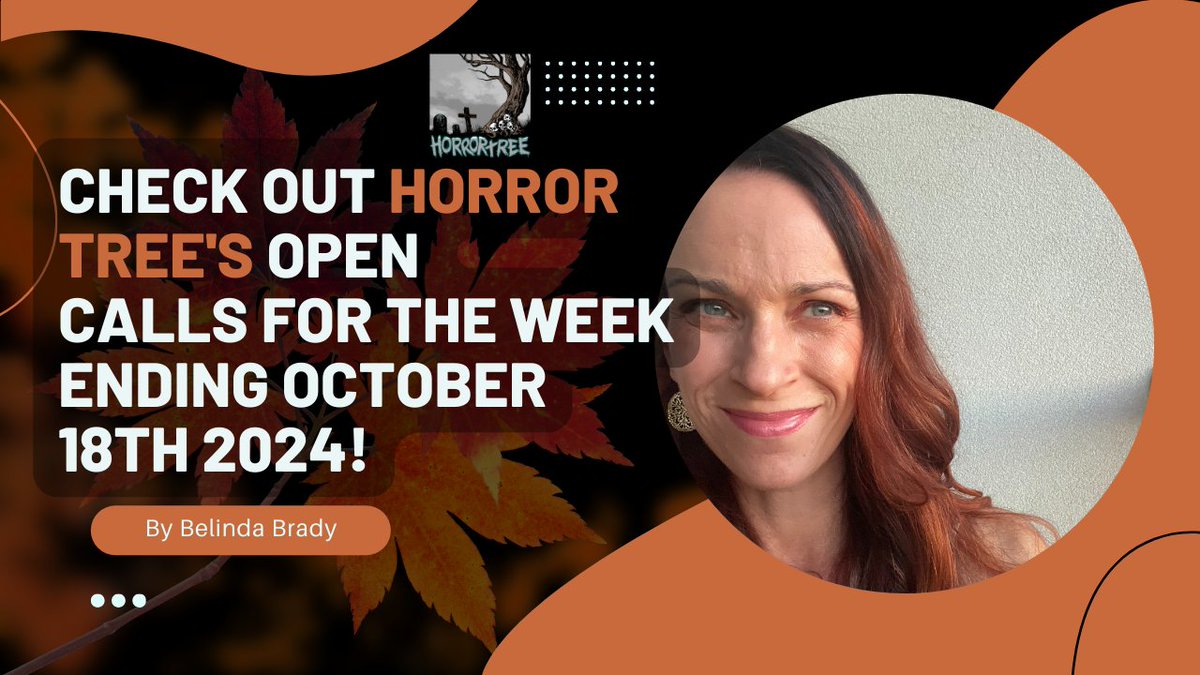 The Horror Tree (@horrortree) on Twitter photo Watch our favorite Top Paying Markets for Speculative Fiction Writers of the week! | Open Calls October 14th-October 18th, 2024 Featuring <a href="/neonhemlock/">Neon Hemlock Press</a> <a href="/flashpointsf/">Flash Point SF</a>, @press_ghost, & @ice_queen_mag
youtu.be/jPkCi_SKSZg
#amwriting Watch our favorite Top Paying Markets for Speculative Fiction Writers of the week! | Open Calls October 14th-October 18th, 2024 Featuring <a href="/neonhemlock/">Neon Hemlock Press</a> <a href="/flashpointsf/">Flash Point SF</a>, @press_ghost, & @ice_queen_mag
youtu.be/jPkCi_SKSZg
#amwriting