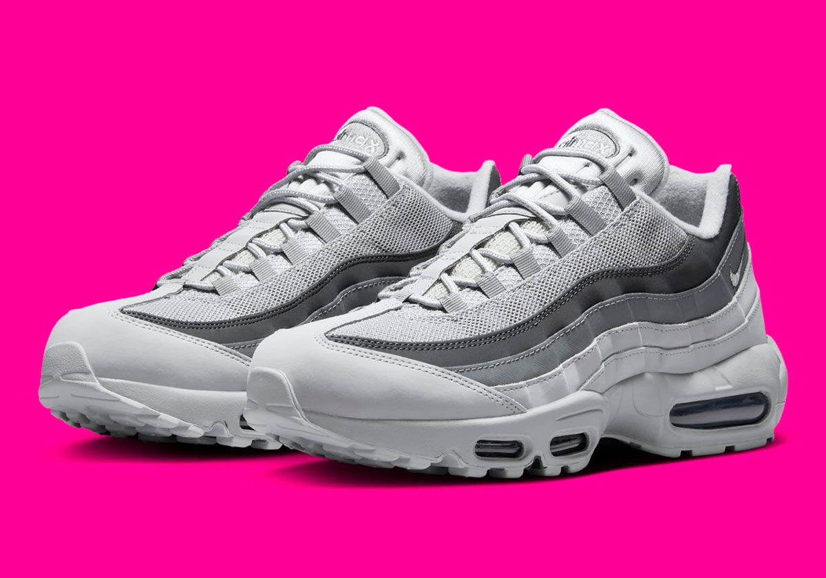 SneakerNews's tweet photo. Nike Air Max 95 "Triple Grey" 🪨 
Arriving this Holiday 2024 season for $185. Need these for the rotation ♻️ 

Official images >> https://t.co/VJbgpgQIx6 https://t.co/cT42HgfbaU