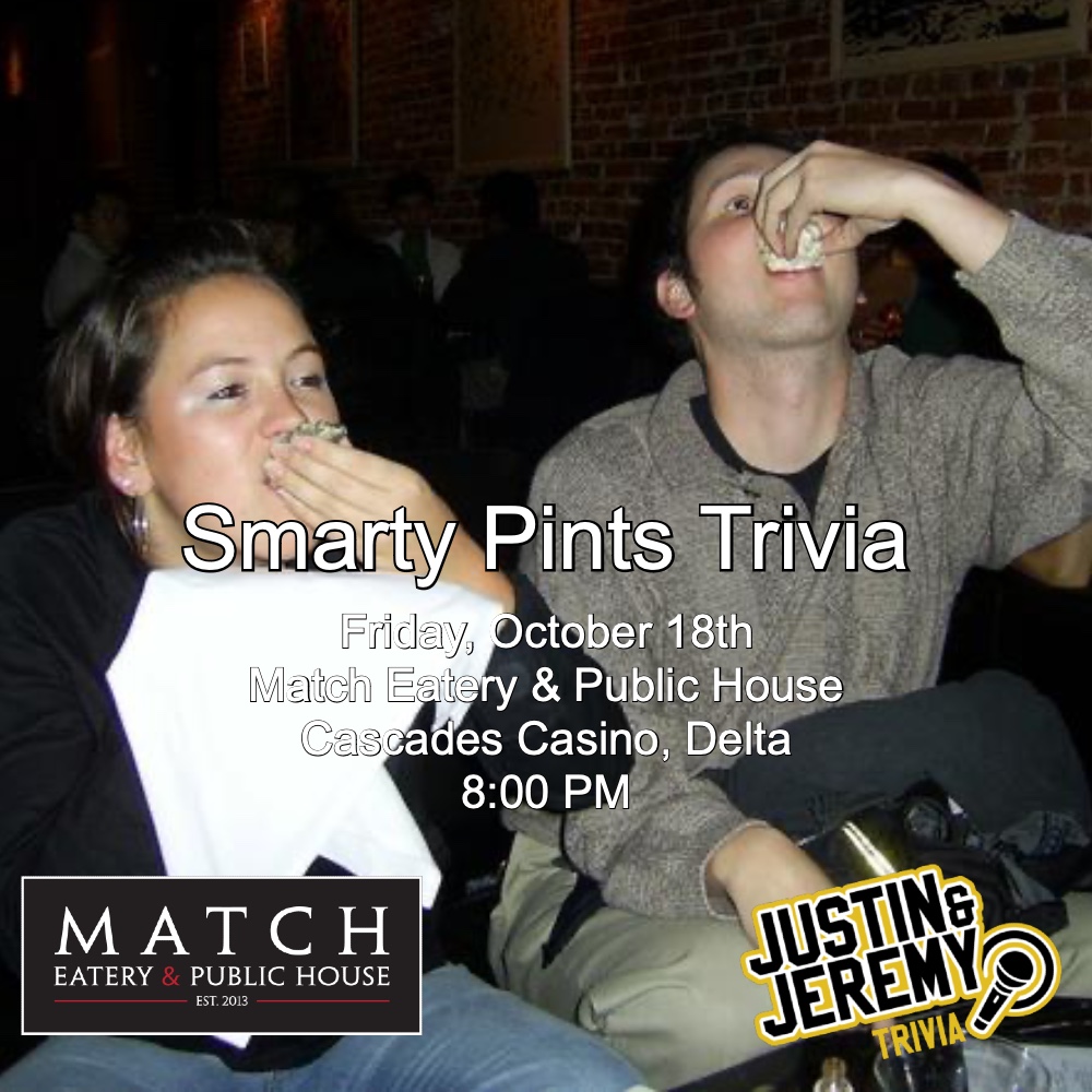 DoubleJTrivia's tweet image. Throw back some furious red hot pub trivia tonight with me....and special guest co-host, MY SISTER,Andrea! 

Come out to Match Public House - Delta in the Cascades Casino for 8PM and we'll start asking questions as soon as I can get there from the radio station.