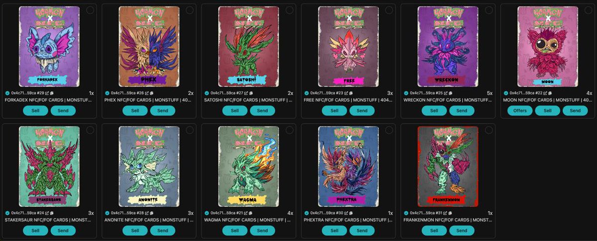 There you have it, folks.

One of our dedicated Trainers has already completed a full set of the 
$FOFMON X <a href="/NFCreeps/">Creepy Steve - NFC</a> collaboration pack. 

Congrats to you, trainer 👏🏼 
Who will be next to complete the set? #PulseChain #404NFT  🍾