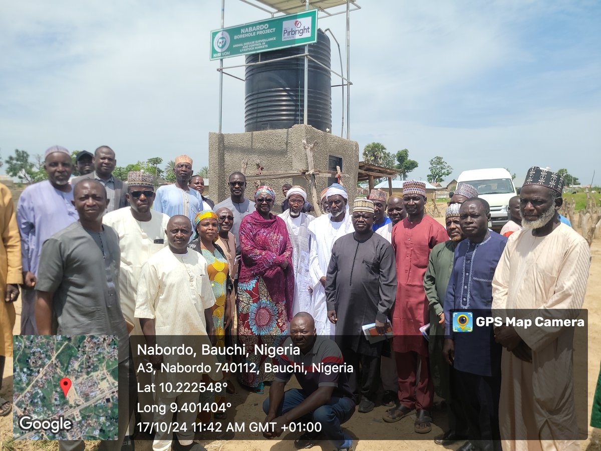 nvrivom's tweet photo. SOLAR-POWERED BOREHOLE COMMISSIONED AT NABORDO LIVESTOCK MARKET
We are thrilled to share the successful commissioning of the Solar-Powered borehole at Nabordo Livestock Market, Toro LGA, Bauchi State. This important milestone is part of the collaborative project between https://t.co/eT7yERTGlZ