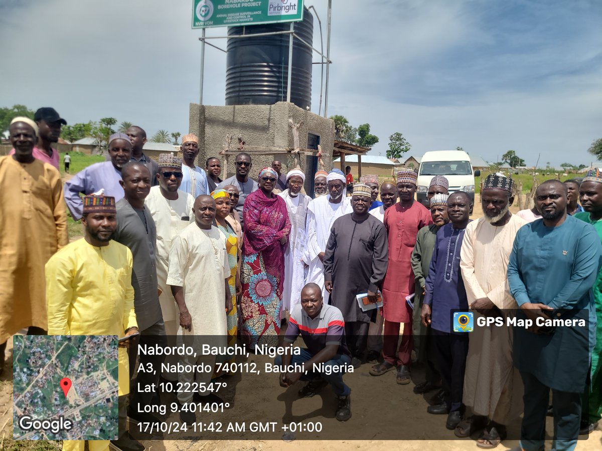 nvrivom's tweet photo. SOLAR-POWERED BOREHOLE COMMISSIONED AT NABORDO LIVESTOCK MARKET
We are thrilled to share the successful commissioning of the Solar-Powered borehole at Nabordo Livestock Market, Toro LGA, Bauchi State. This important milestone is part of the collaborative project between https://t.co/eT7yERTGlZ