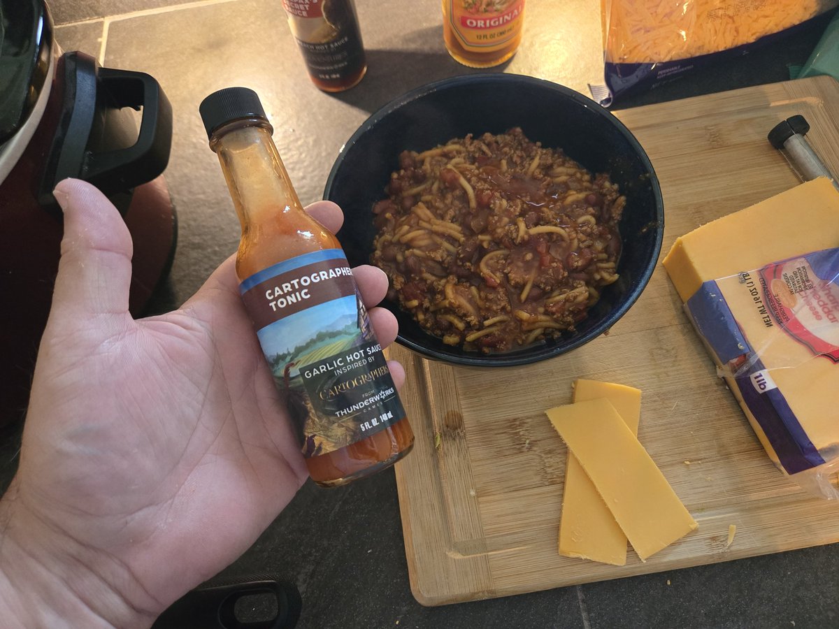 Adding a little tonic to tonight's Game night chili! <a href="/tim_virnig/">Tim Virnig</a>