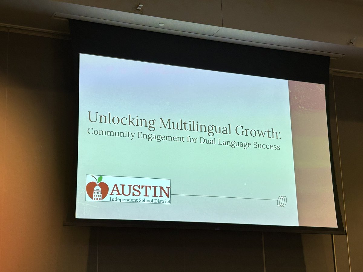 The information shared in this session by the <a href="/AISDMultilingue/">AISD Multilingual Ed</a> leaders emphasized the importance community and family members play in promoting language rights and programs. ¡Que viva el español! <a href="/sandra1teaches/">Sandra Valle</a> <a href="/MsVieux_Kinder/">Lolita Vieux</a> <a href="/AustinISD/">Austin ISD</a>