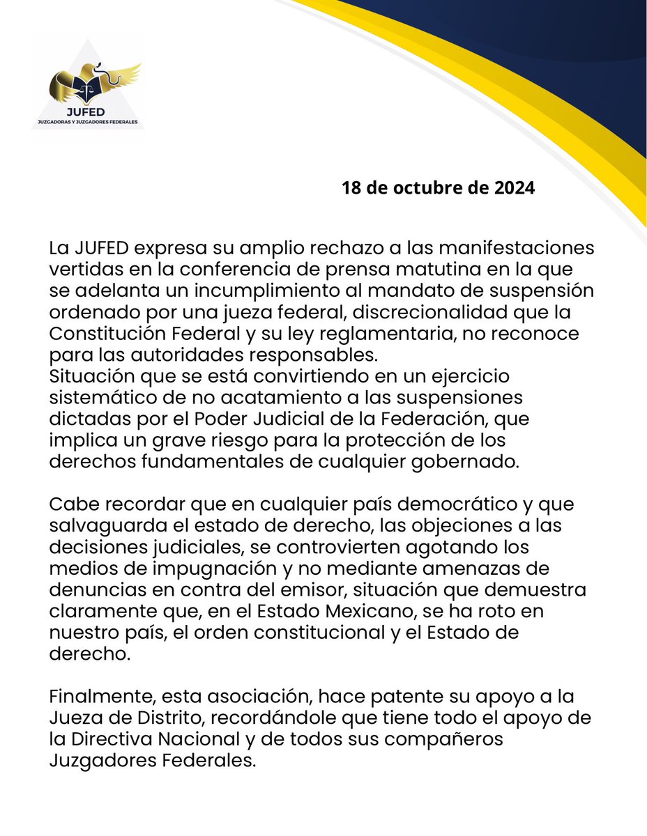 Juzgadoras y Juzgadores Federales tweet media