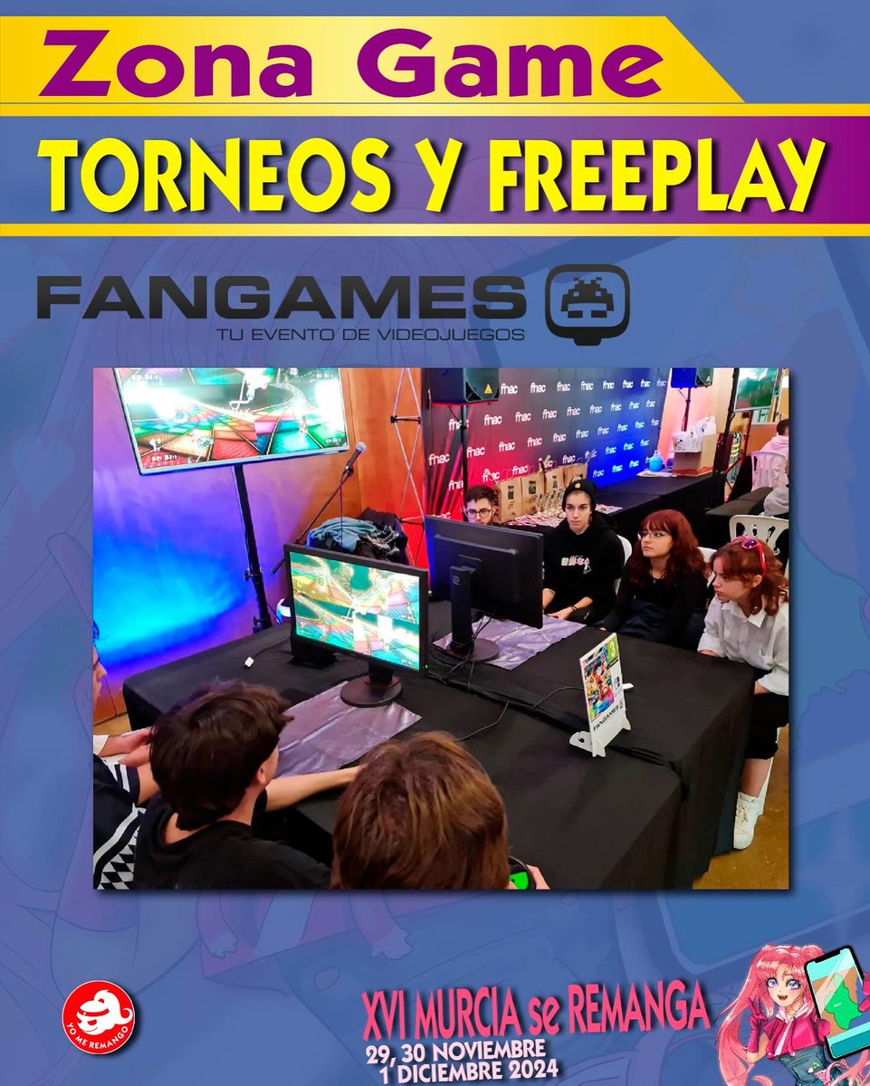 Una de las cosas que más nos gusta anunciar en cada uno de nuestros seRemanga es que nuestra zona game es la mejor de la Región y eso es gracias a ellos, a <a href="/Fangames_/">Fangames</a>, que un año más organizan la Zona Game de esta XVI Edición.