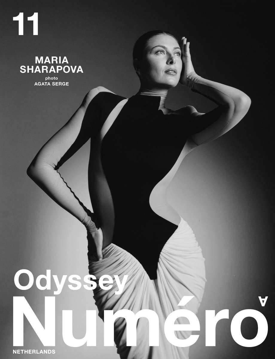 MariaSharapova's tweet image. Cover of Numero NL out today 🖤🤍

photography @AgataSerge 
styling @carolinaorrico 
makeup @karayoshimotobua 
hair @hairbyadir