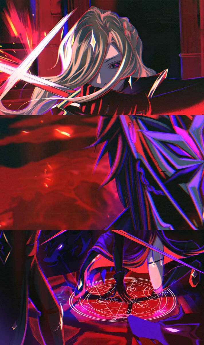 leaenil's tweet image. "Why?... Because I am a survivor of Khaenri'ah."

#GenshinImpact #Natlan #Capitano #dainsleif #Lumine #rhinedottir