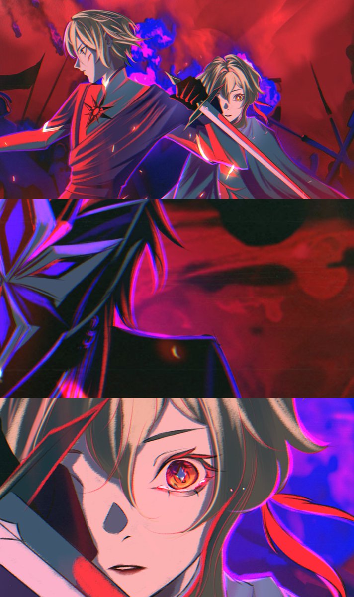 leaenil's tweet image. "Why?... Because I am a survivor of Khaenri'ah."

#GenshinImpact #Natlan #Capitano #dainsleif #Lumine #rhinedottir