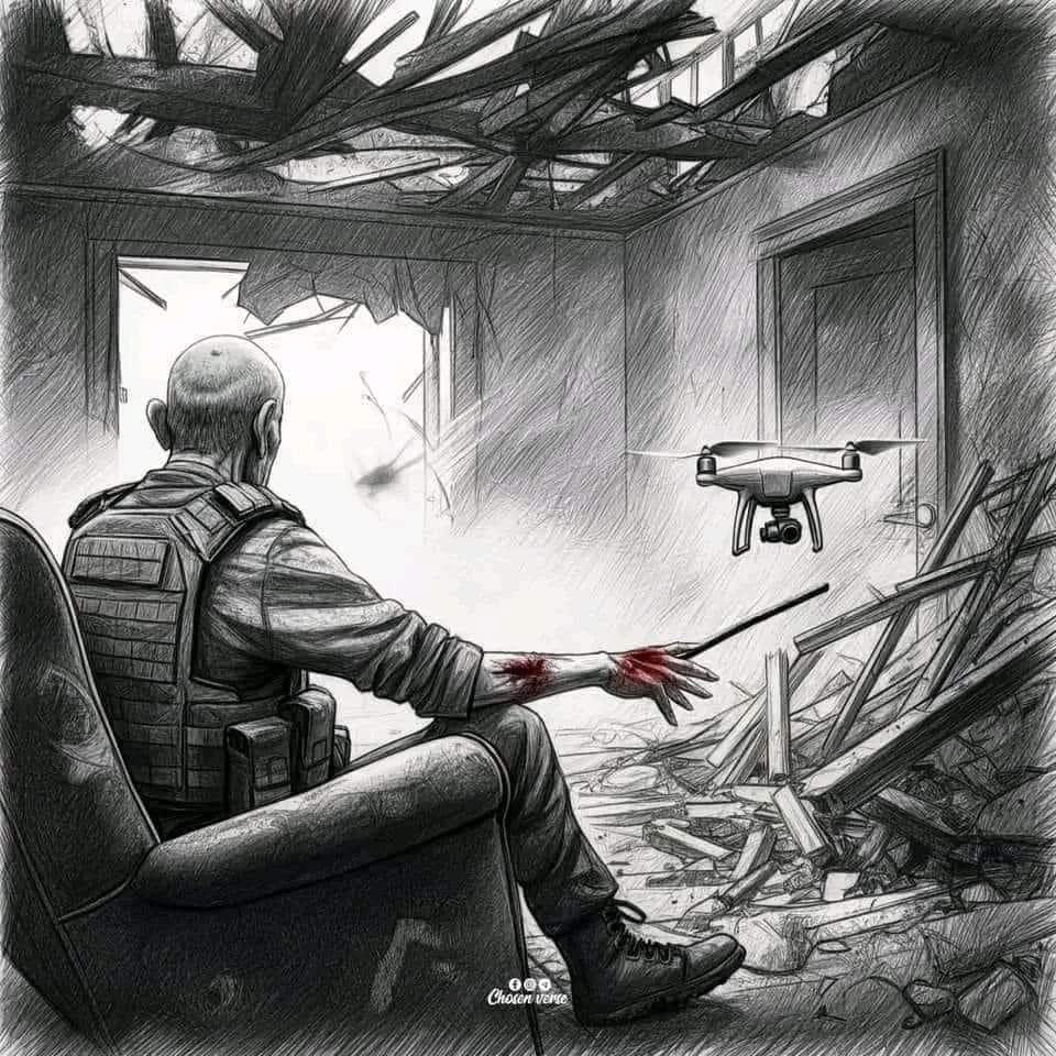 يد مبتورة .. وجسد متهالك  جالس علي كرسي كأحد ملوك الأرض .. بقلب جعفر ابن أبي طالب … سلاحه بين عضدية … وبفؤاد موسي عليه السلام … يضرب بعصاه الفضاء
أي ثبات يا حبيبي
هكذا رجال العقيدة
ربح البيع يا يحيي
آن لك ان تحيا
مقبل غير مدبرآن لك   يا حبيبي ان تحيا
#نقاء_الورد
#يحيي_السنوار