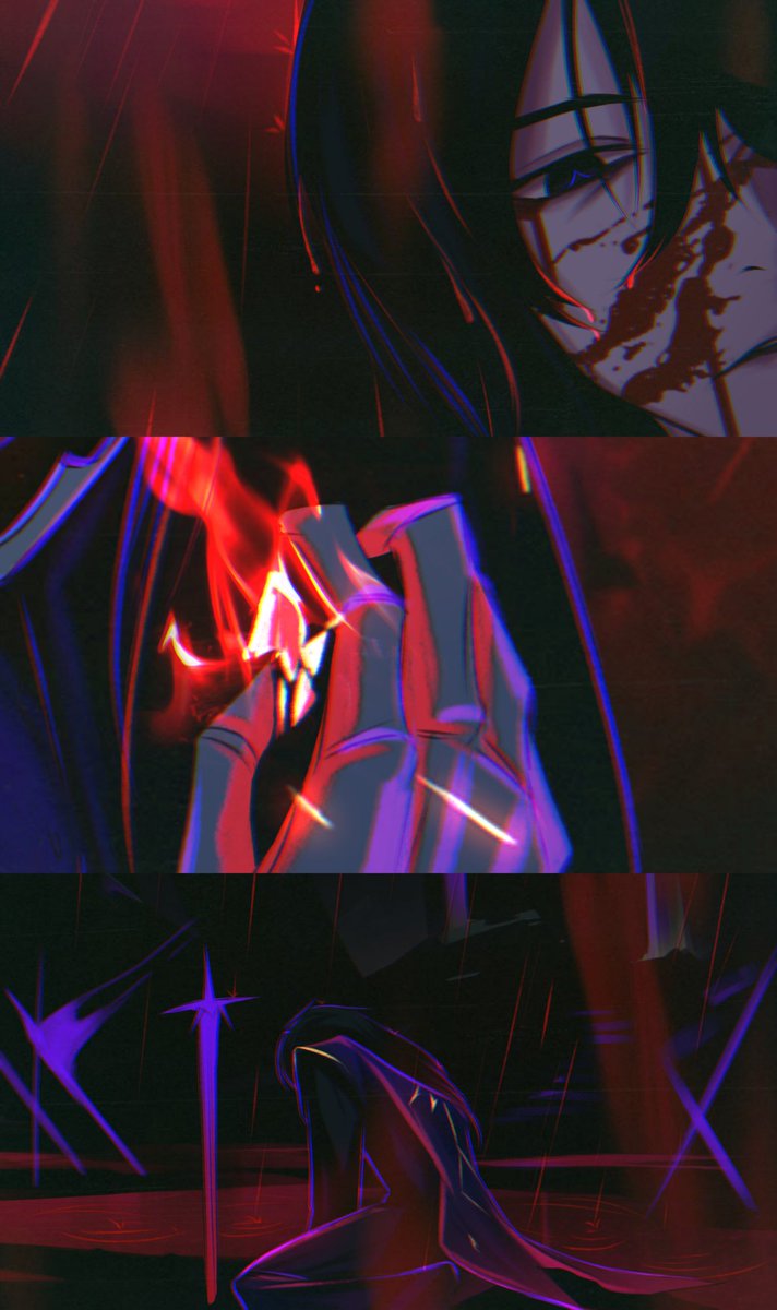 leaenil's tweet image. "Why?... Because I am a survivor of Khaenri'ah."

#GenshinImpact #Natlan #Capitano #dainsleif #Lumine #rhinedottir