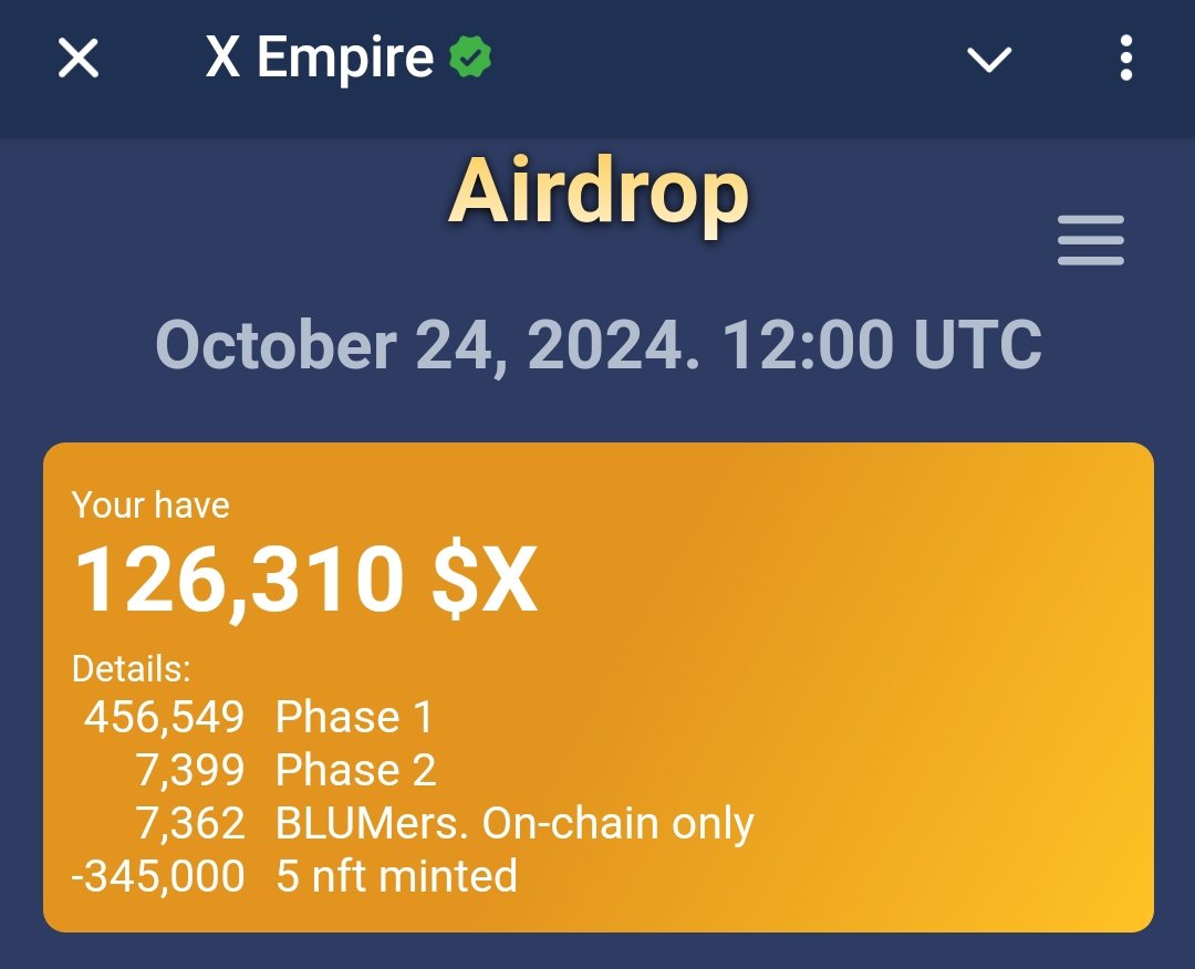 himalayan_defi's tweet photo. 🌟 I've just received my Token from the X Empire Telegram Game! 🌟
🔥 Feeling lucky! Who else got theirs? 🎉
👇 Drop your received tokens below! 👇 💰💬
#XEmpire #GameTokens #CryptoFun #Musk