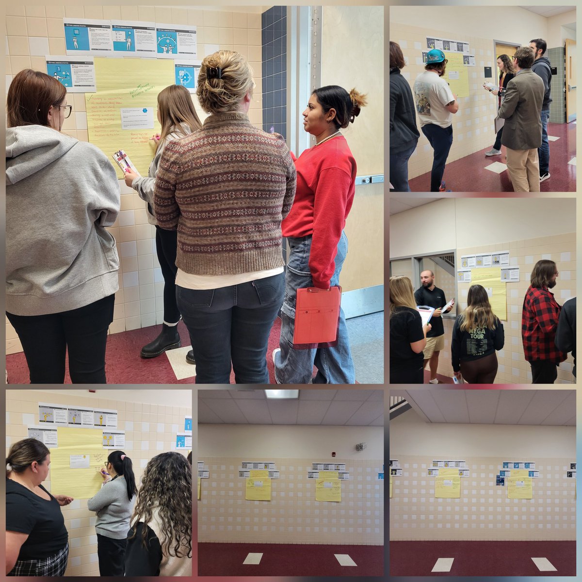 SSislerFCPSmath's tweet image. Using a gallery walk rotation w/ #fcpssecmath early career teachers to explore research-based strategies that prepare students for learning and maintain a focus on learning. @WALKTHRUs_5 @MegVertebrae