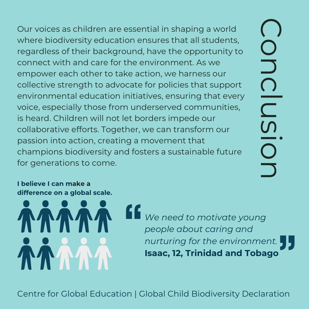Part 2: Through months of virtual collaborations and 48 hours of synthesizing, hundreds of children from over 15 countries have added their voices to this document. Participants in the #enn program will be travelling to Cali, Colombia to attend The UN Biodiversity Conference