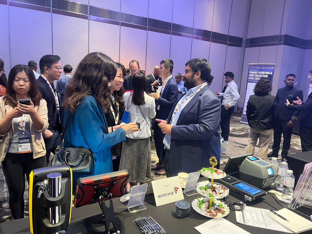 aurotransit's tweet photo. The past two days at the @GMT_Research's APAC conference have been incredibly enriching. We extend our heartfelt gratitude to all the speakers and panelists who shared their invaluable insights on Automated Fare Collection. 

#AurionproTransit #Aurionpro #AutomatedFareCollection https://t.co/cxJqy18HEf