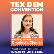 HowlingGrok's tweet image. Charles Clymer headlined the
@texasdemocrats convention June 2024  Why did Texas Democrats platform a known male predator at their convention? Whose decision was it?  Were attendees aware of his past? Do they just not care?  Do they think he is a &quot;lesbian&quot; or is he a &quot;creepy male…