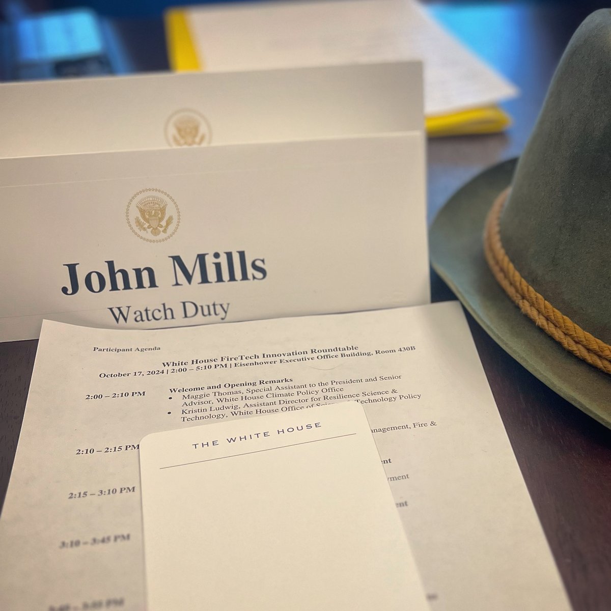 watchdutyapp's tweet photo. "It was an honor to represent Watch Duty and my wildland community at White House yesterday. We’ve made great strides in the last few years and the feds are starting to notice but we are still living under the constant threat of wildfire in our backyards. 

In fact, while I was sitting there I couldn’t help but think about the red flag warnings and planned safety power shutoffs that are occurring across my community in Sonoma right now. The howling winds under the cover of darkness reminds every Sonoman of the night of the Tubbs, Kincade, and Walbridge Fires that ripped through our towns. 

Those nights changed us, they scarred us, but they didn’t break us. Those nights brought together an unlikely group of radio operators and engineers to cope the only way we know how — build and fight. 

Now when we have those dark and windy nights we only get closer, stronger, and with more unstoppable purpose than the night before. From our homes in the wildlands to the state’s or nation’s capitol, we will not stop fighting for our community in the American West."

-@johnclarkemills, CEO and Cofounder @watchdutyapp