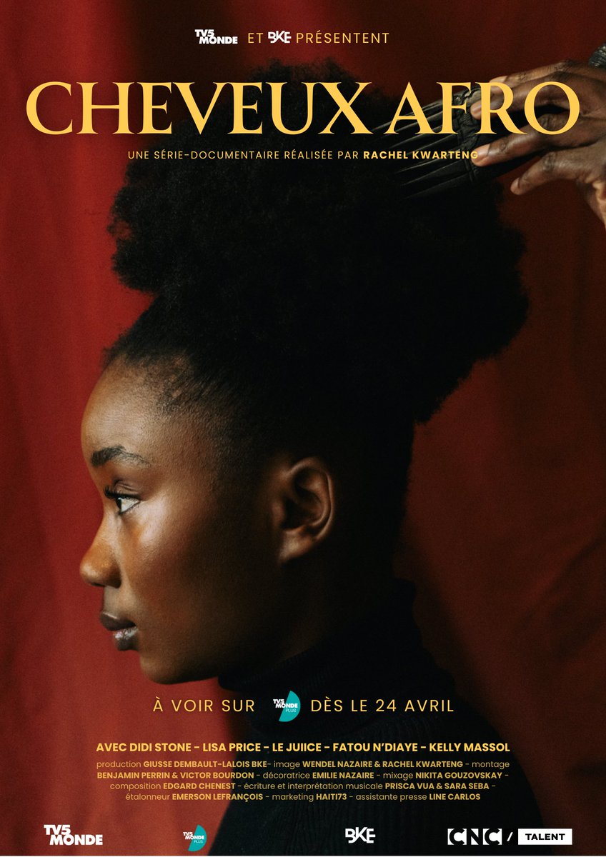 TV5MONDEPLUS (@tv5mondeplus) on Twitter photo 🏆"Cheveux Afro" est le lauréat de la sélection Web-documentaire de la 14ème édition du <a href="/MarsWebFest/">Marseille Web Fest</a> !
<a href="/CHEVEUXAFROfilm/">CHEVEUX AFRO</a> <a href="/RachKrtg/">RVCH</a>
C'est disponible sur <a href="/TV5MONDEPLUS/">TV5MONDEPLUS</a> 🏆"Cheveux Afro" est le lauréat de la sélection Web-documentaire de la 14ème édition du <a href="/MarsWebFest/">Marseille Web Fest</a> !
<a href="/CHEVEUXAFROfilm/">CHEVEUX AFRO</a> <a href="/RachKrtg/">RVCH</a>
C'est disponible sur <a href="/TV5MONDEPLUS/">TV5MONDEPLUS</a>