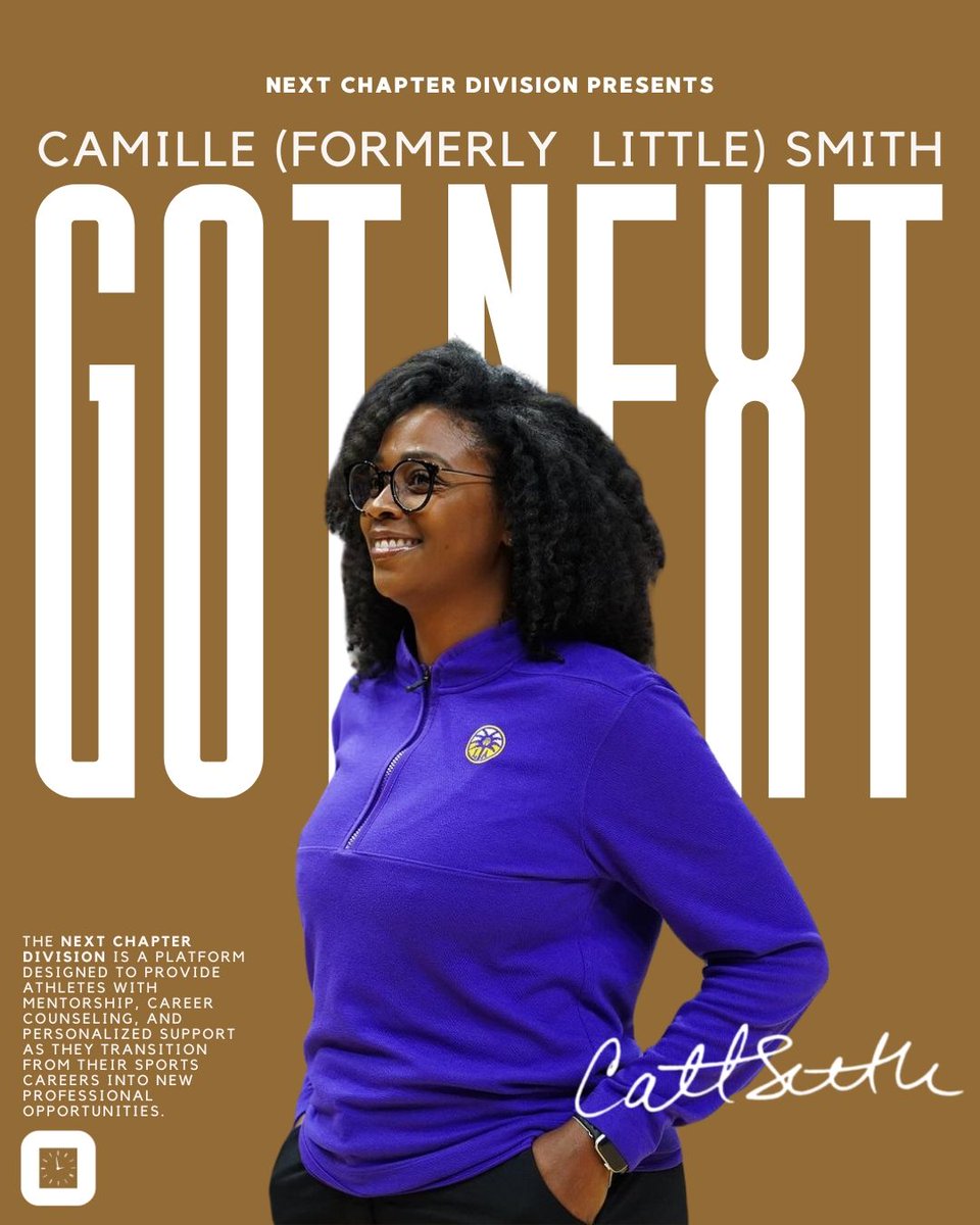 We’re excited to welcome former WNBA star Camille (formerly Little) Smith to our Next Chapter Division. From the court to coaching, Camille’s journey is far from over, and we’re honored to be part of <a href="/CamilleLittle/">KillaCam</a> next steps! ⌚ 🏀 #NextChapterDivision #OnTimeFam #WNBA