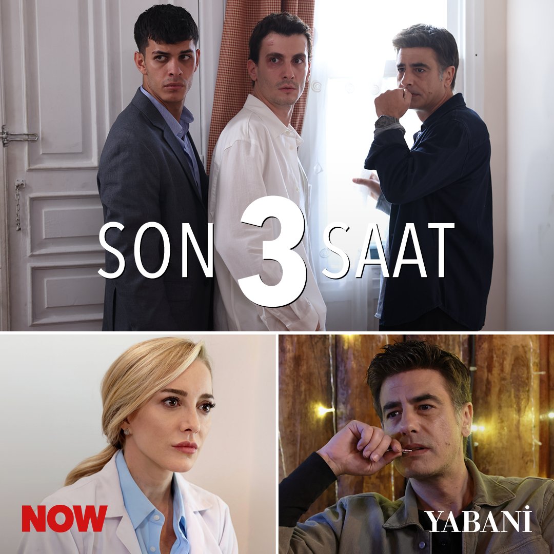 nowtvturkiye's tweet photo. #Yabani yeni bölüm için geri sayım başladı! Son 3 saat. 💥 @yabanidizisi https://t.co/hwLqyMyYqY