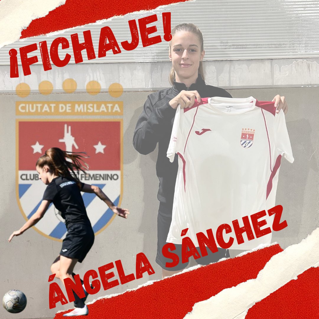 🤝🏻𝗙𝗜𝗖𝗛𝗔𝗝𝗘 𝗔́𝗡𝗚𝗘𝗟𝗔 𝗦𝗔́𝗡𝗖𝗛𝗘𝗭🤝🏻

Desde el C.F.F. Ciutat de Mislata nos complace anunciar el fichaje de Ángela Sánchez para la temporada 2024/2025.