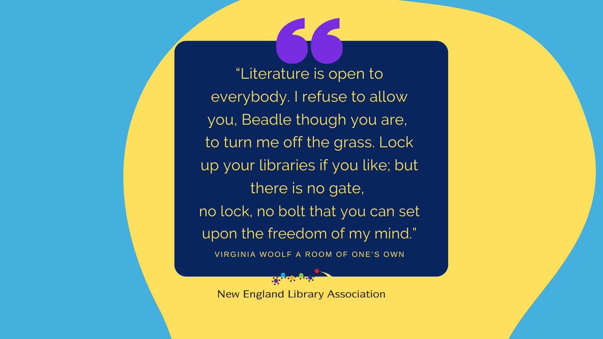 Quote of the week #Quoteoftheweek: We are inspired by #freedomtoreaddayofaction #intellectualfreedom #freedomtoread #NELA #newenglandlibraryassociation #libraries #librariesforall