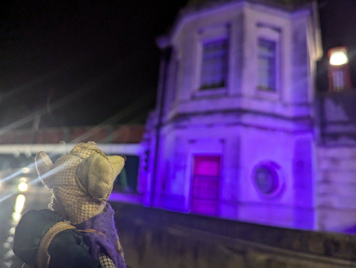 TheDLDMouse's tweet image. Next stop Weymouth harbour. Flashing between purple and yellow 💜💛 #dldday