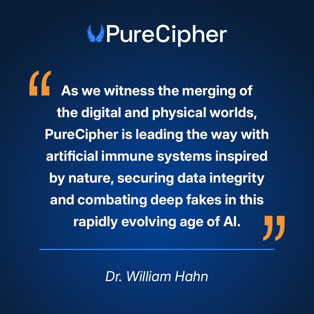 PureCipherInc's tweet image. In recognition of Cybersecurity Awareness Month, Dr. William Edward Hahn from PureCipher would like to underscore the company&apos;s leadership in the cybersecurity sector -