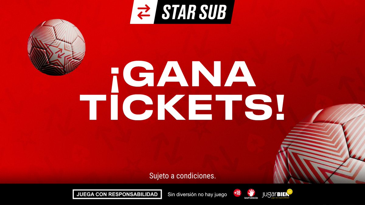 PokerStarsSpain's tweet photo. ¡Compite por tickets del #PowerPath!

1. Sigue a @PokerStarsSpain
2. Acierta el número de cambios en el Barcelona - Bayern
3. Comenta tu predicción + #StarSub + tu nick en PokerStars

¡Tienes hasta las 20:59 del 23/10 para participar! Los 18 primeros se llevan tickets de 10 €. https://t.co/hyWwzuLwNS