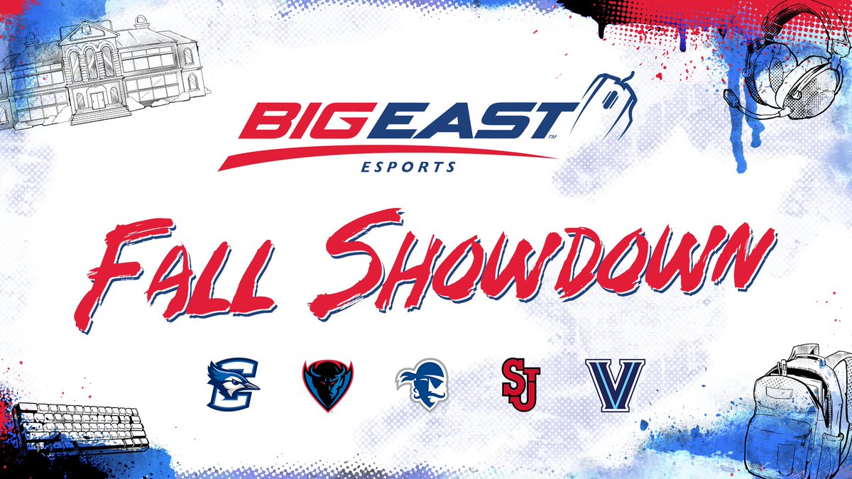 Playfly College Esports (@playflygg) on Twitter photo The <a href="/BIGEAST/">BIG EAST Conference</a> Esports Fall Showdown is set for October 27!
Tune-in to see top performing students from <a href="/gocreighton/">Creighton Bluejays</a>, <a href="/DePaulEsports/">DePaul Esports</a>, <a href="/SHU_ESPORTS/">Seton Hall Esports</a>, @eSports_StJ, and <a href="/VU_eSports/">Villanova eSports</a> compete live on Twitch.
Full details: bit.ly/3BP6flX The <a href="/BIGEAST/">BIG EAST Conference</a> Esports Fall Showdown is set for October 27!
Tune-in to see top performing students from <a href="/gocreighton/">Creighton Bluejays</a>, <a href="/DePaulEsports/">DePaul Esports</a>, <a href="/SHU_ESPORTS/">Seton Hall Esports</a>, @eSports_StJ, and <a href="/VU_eSports/">Villanova eSports</a> compete live on Twitch.
Full details: bit.ly/3BP6flX