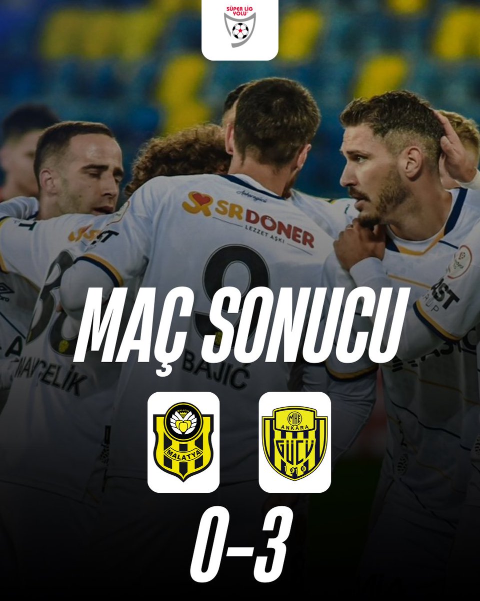 Trendyol 1.Lig 9.Hafta ⚽️

MS | #YeniMalatyaspor 0-3 #Ankaragücü