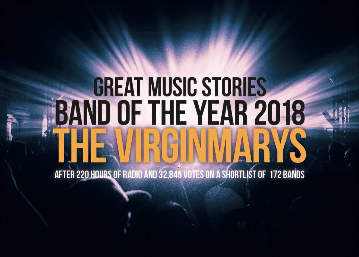 GuyB_rockshow's tweet photo. Hour special coming up. A former band of the year (2018). Yes @thevirginmarys hour incoming in 5 on https://t.co/QwdpOSZDCT x https://t.co/LszoXzdz77