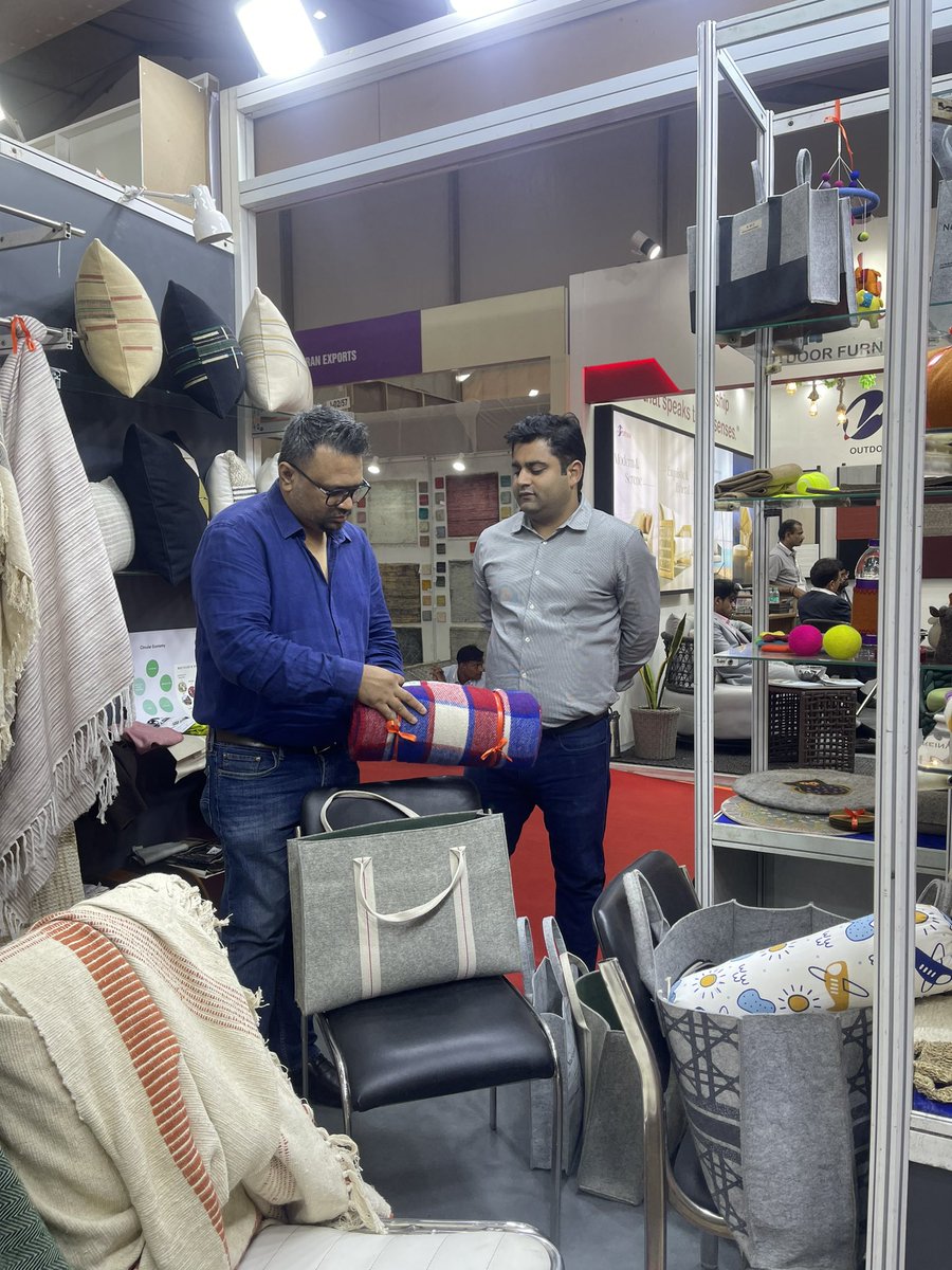 singaladitya's tweet photo. Packed Day3 at the IHGF Delhi fair by EPCH #ihgfdelhifair2024
Excited to engage in new developments with the international retailers
Proudly made in India
#IndiaExpoMartNoida #homefurnishings
#export #makeinindia #wool #nettle #woolblanket #woolfelt #woolfabric #compressedwool https://t.co/XvQDoj2Zww