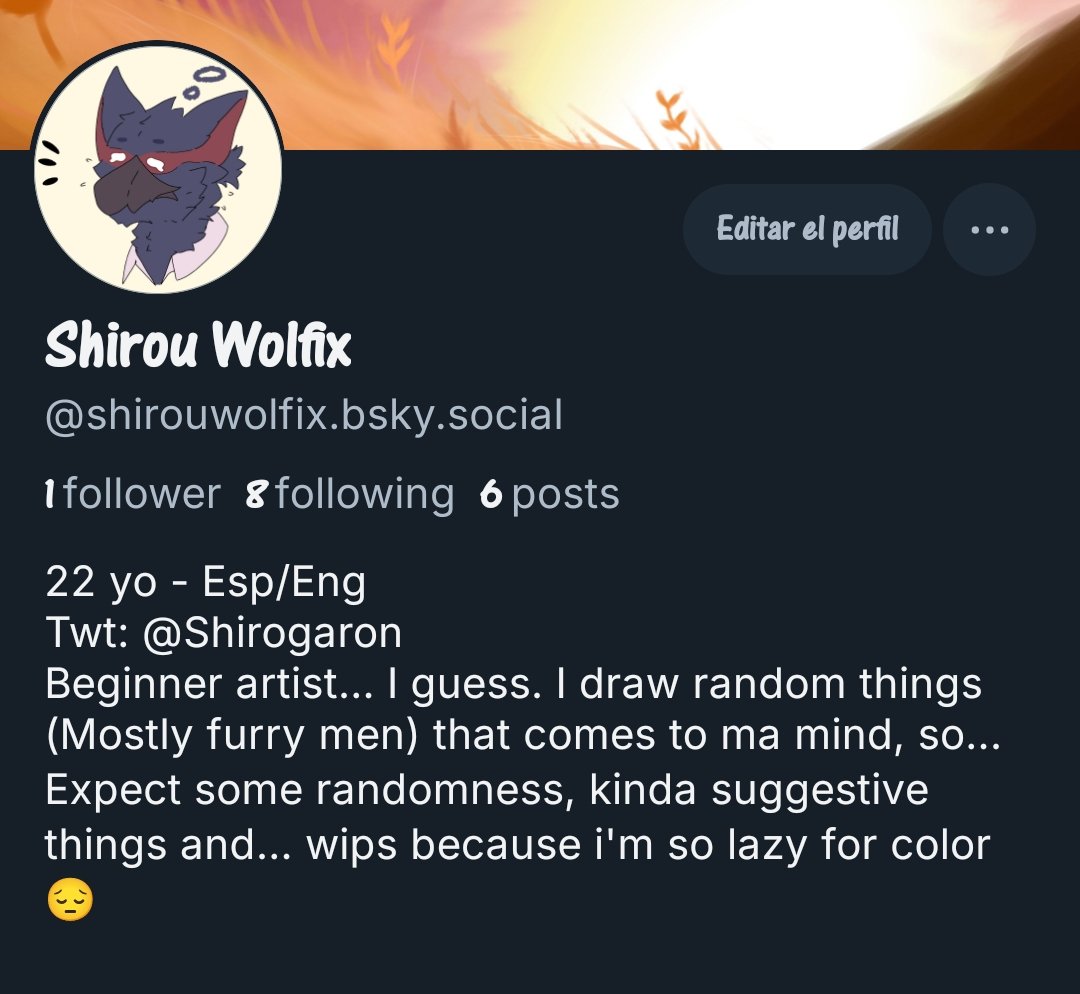 Soooo, I'm now on a sky that is blue too :3
I'll start reposting my drawings and I'll probably also upload wips that I've never posted here, feel free to follow me there too! ^^
