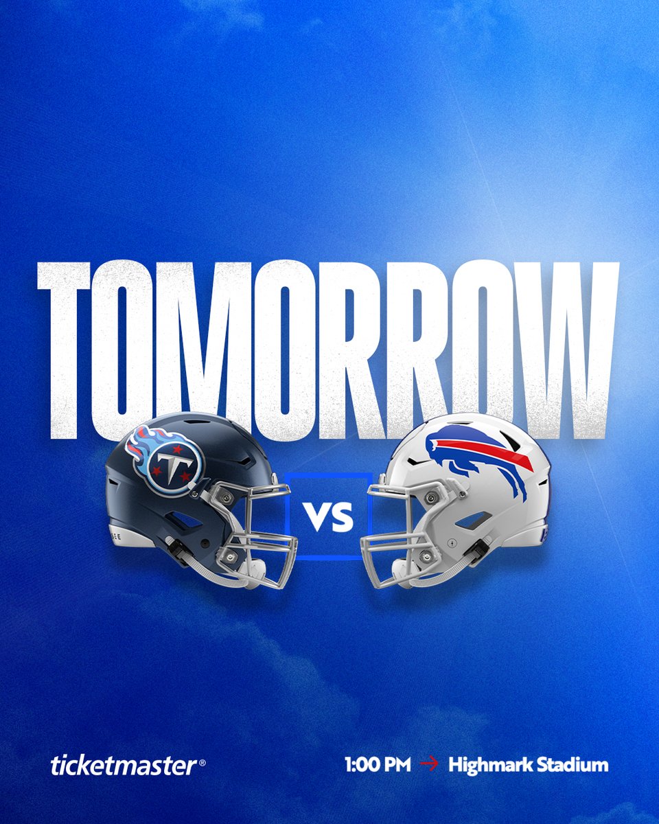 Tomorrow at our place! 

<a href="/Ticketmaster/">Ticketmaster</a> | #BillsMafia