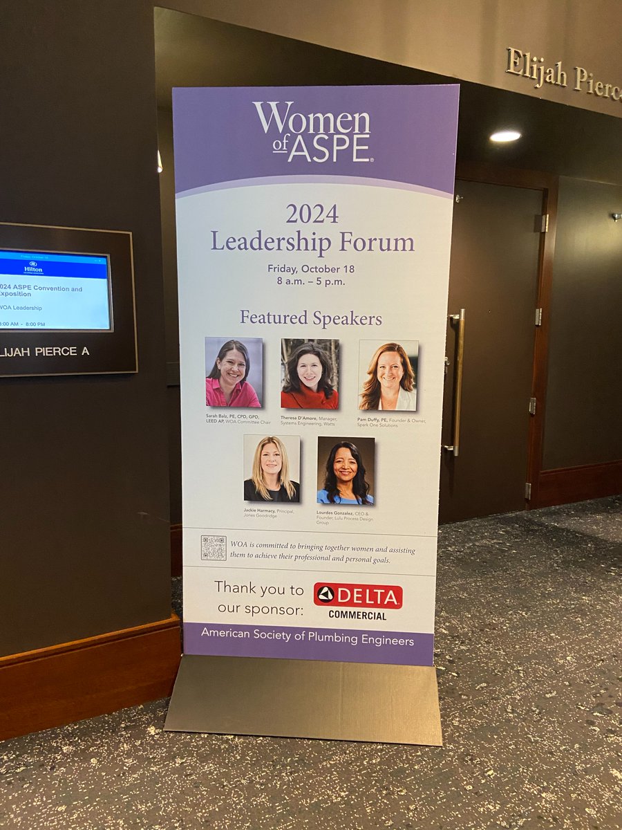 aspeexpo's tweet photo. Thank you again Delta Commercial for sponsoring this year's Women of ASPE Leadership Forum at the 2024 ASPE Convention &amp; Expo in Columbus. #2024ASPEconv has officially kicked off! https://t.co/CLA12AtgAN