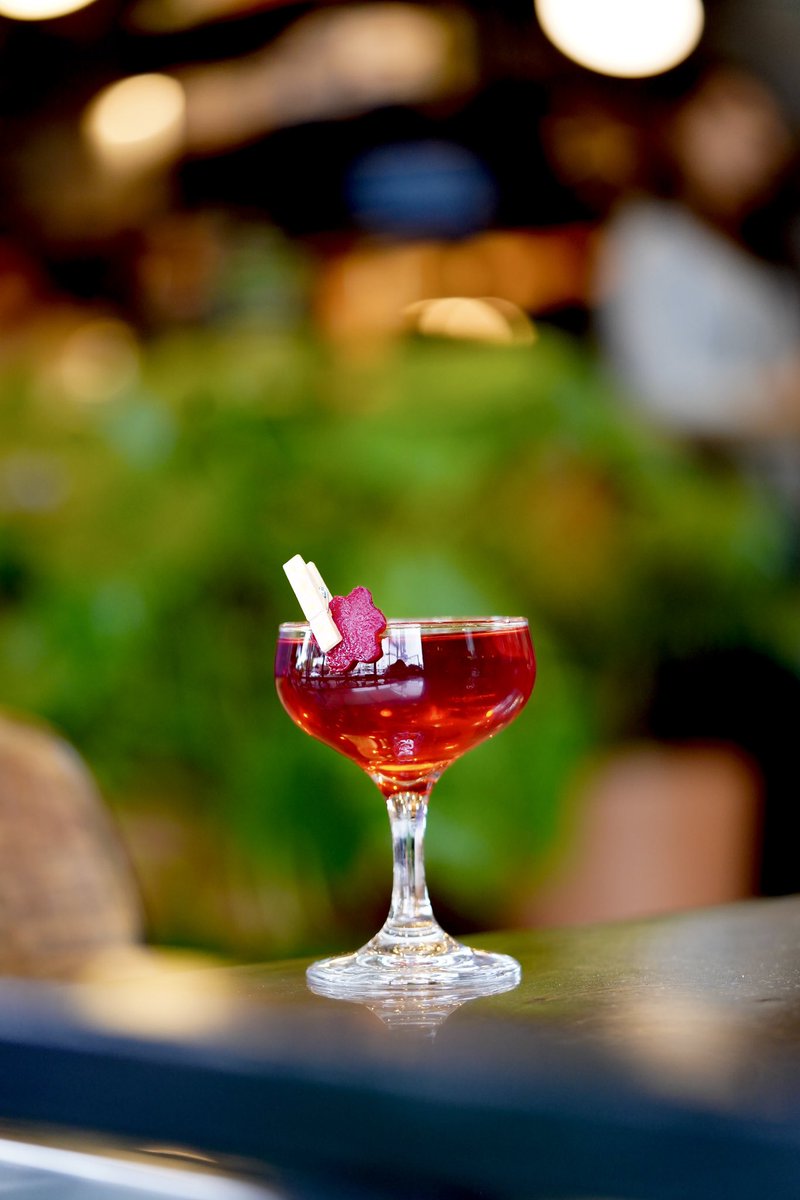 CIELOS MORADAS 💜🌤️ we’re plum excited to debut our newest draft cocktail!

Beefeater gin, plum wine, Amargo-Vallet, Cumbe aguardiente, red plums, and anise hyssop ✨ #fallcocktails