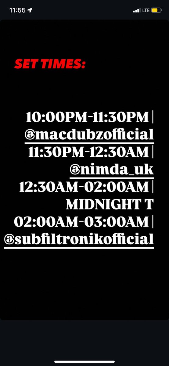 MACDUBZOFFICIAL's tweet photo. ITS WEED TIME AGAIN  playing tonight with @Midnightasaurus @nimda_uk and @SUBZMUSIK  so fucking stoked for tonight hope to see y’all there @bassrush https://t.co/bmP3F45gnm