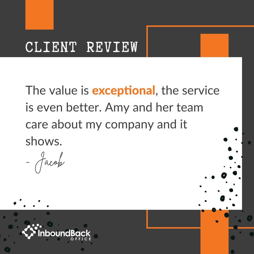 Bringing peace of mind to our clients is why we do what we do! 

Thank you for the kind words. 🧡

#ibo #thankyou #backofficesupport #agencysupport #smallbusinesssupportingsmallbusiness