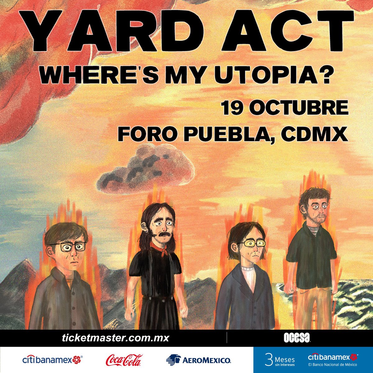 ticketelhamster's tweet photo. 🚨¿Les gusta Yard Act? 

¿Quieren boletitos? 👀

Den RT y si llegamos a 30 suelto GIVEAWAY en Instagram… 

#Yardact #tickethamster https://t.co/W7C7ZGYlDK