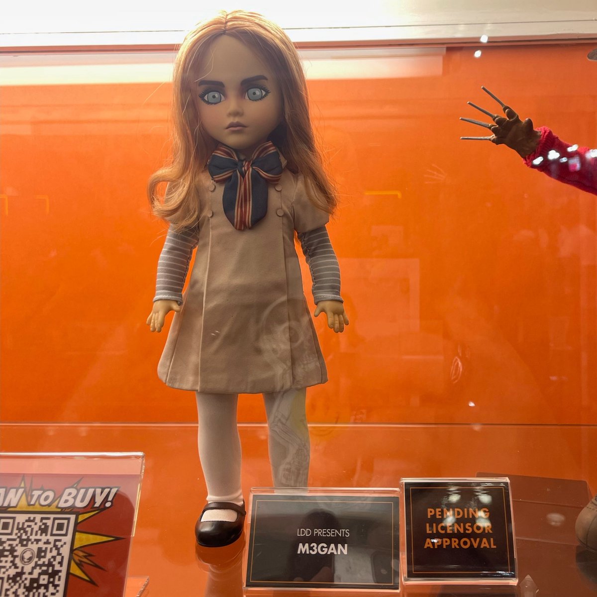 livingdeaddolls's tweet photo. LDD Presents M3gan on display at booth 1253 at #NYCC! 🤖💃 https://t.co/SZv992Vk0c